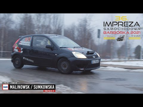 Malinowski / Sumkowska - Ford Fiesta ST - 36 Impreza Samochodowa Barbórka 2021