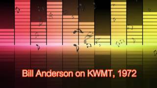 KWMT Radio - Guest DJ Bill Anderson, 1972
