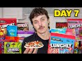 I Ate Only YouTuber Food Products For 1 Week