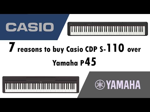Casio CDP-S110 VS Yamaha P-45 Piano