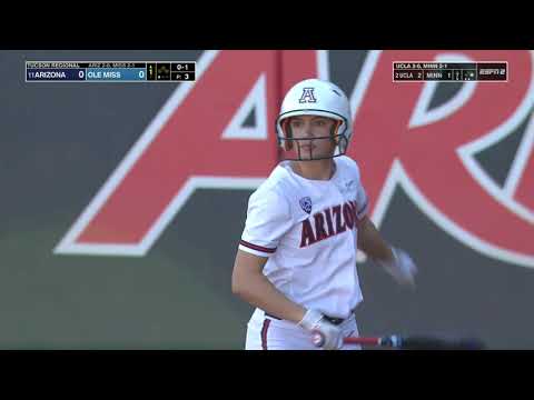 #11 Arizona vs  Ole Miss | Women Softball May 23,2021