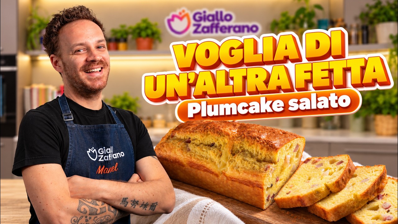 Non il solito plumcake: con FORMAGGIO e PANCETTA 🔥✨😋