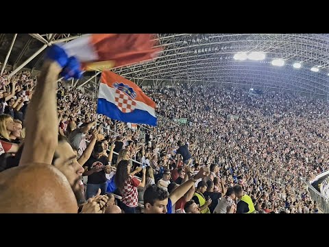 Hrvatska - Francuska - vrhunska atmosfera na Poljudu pred utakmicu!