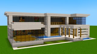 Minecraft - How to build Modern House 91