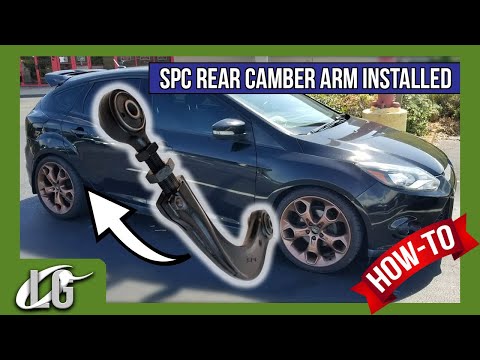Focus Gets SPC Rear Adjustable Camber Arms Installed