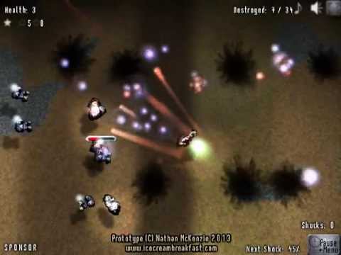 Flash Arena Game Demo: Seraph Level 2