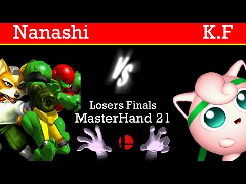 MasterHand 21 LF - Nanashi(Samus,Fox) vs. K.F(Jigglypuff)