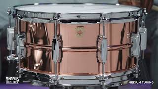 Video thumbnail for Ludwig 14x6.5 Copperphonic Snare Drum (LC662) by Memphis Drum Shop