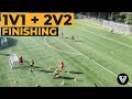 1v1 - 2v2 Finishing game | Football - Soccer drills | Thomas Vlaminck