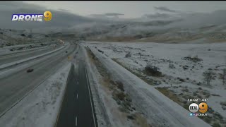 Winter Storm Causes Dangerous Driving Conditions Along Grapevine