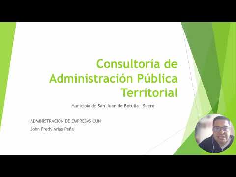 Consultoría de Administración Pública Territorial