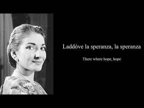 Maria Callas Aria from "La Wally" by Catalani