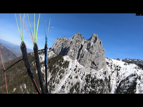 Parapente - Vols #60/61 - Planfait - Au pied des dents de Lanfon (10.04.2022)