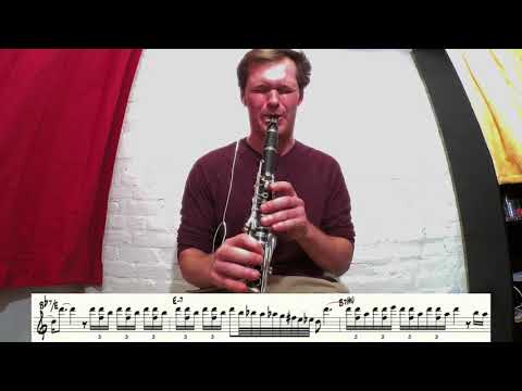 Michael Brecker "Straphangin" Transcription on Clarinet