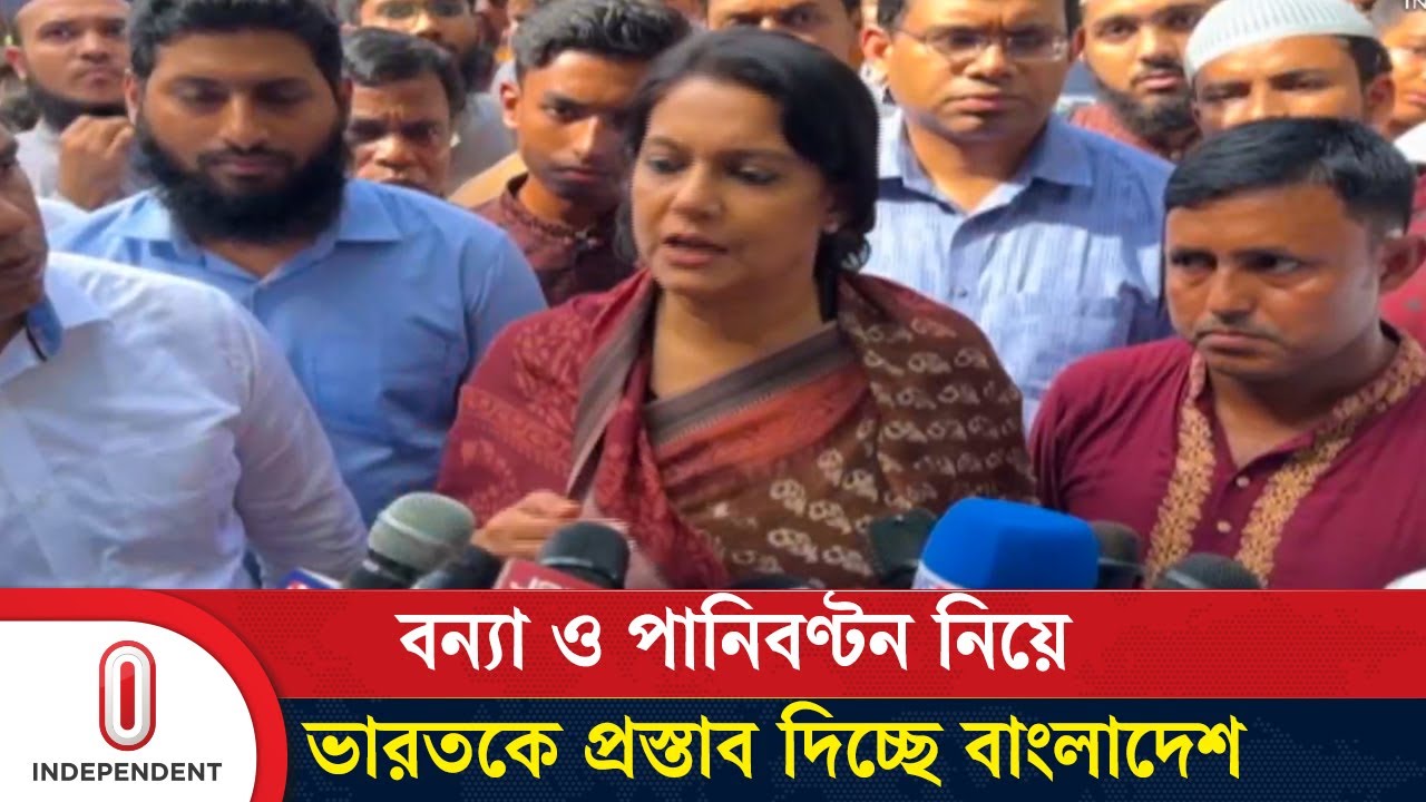 বন্যায় ভারতের ভূমিকা নিয়ে যা বললেন পানিসম্পদ উপদেষ্টা | Flood | Habiganj | Independent TV