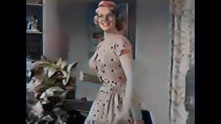 Rosemary Clooney - Let It Snow! in color (ca.1958) [A.I. enhanced &amp; colorized]