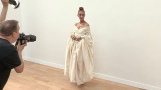 Celine Dion front row for the Alexandre Vauthier Couture Fashion Show in Paris