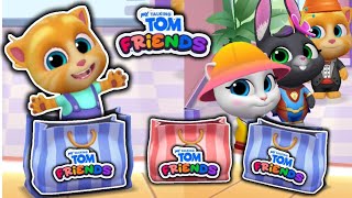Download lagu My Talking Tom Friends-(outfit7)Gameplay Walkthrough-part 20 (iOS,Android)-Enjoy rain🌦🌂🌧Shopping 🛍🛍 mp3