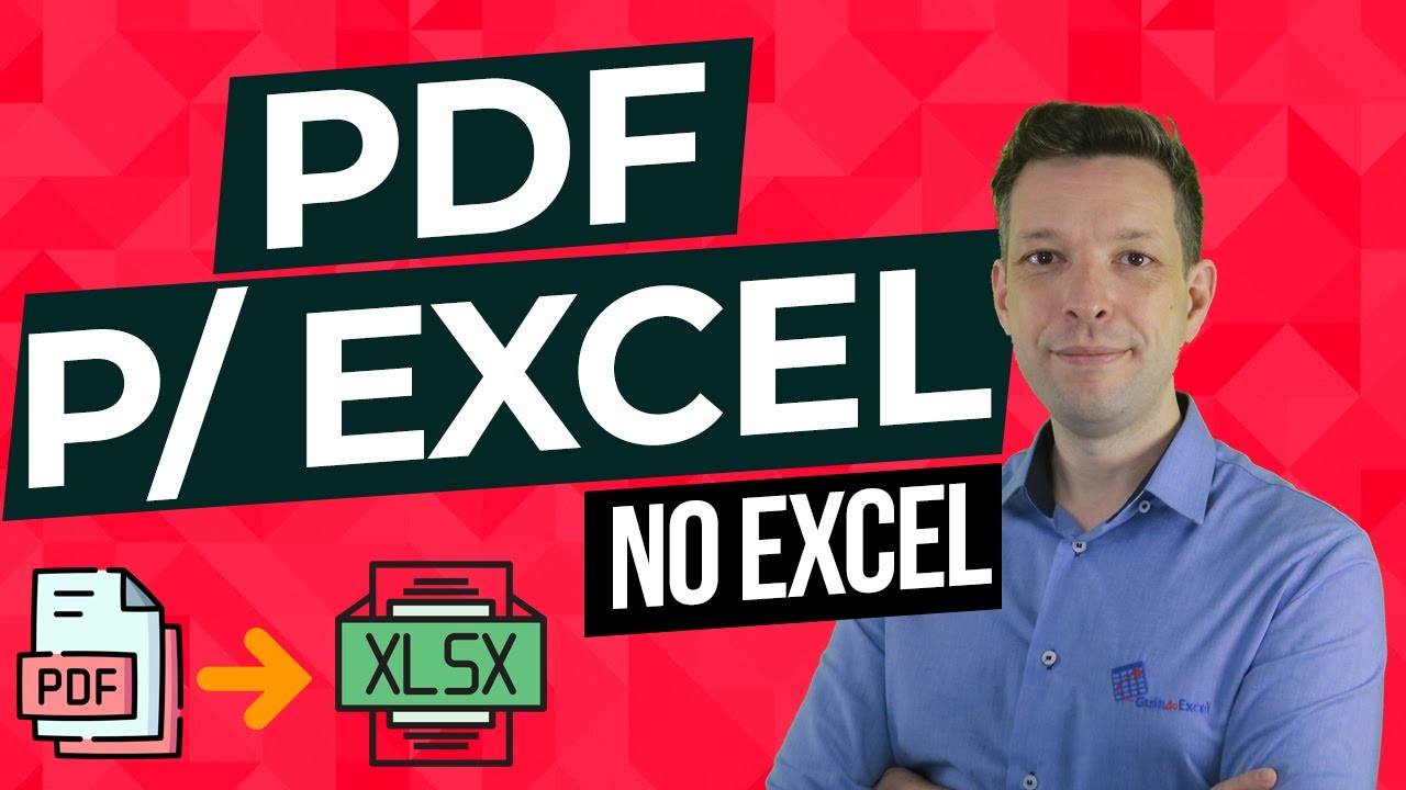 PDF para Excel, como converter