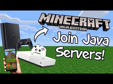 How to Join Java Minecraft Servers on Bedrock Consoles! PS4, PS5, Xbox, PE, Win10! Easy 2021 Method!