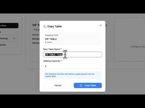 Step 2: Set Up Your Restaurant Calendar