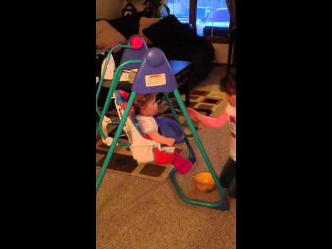 Marina feeding baby Serina