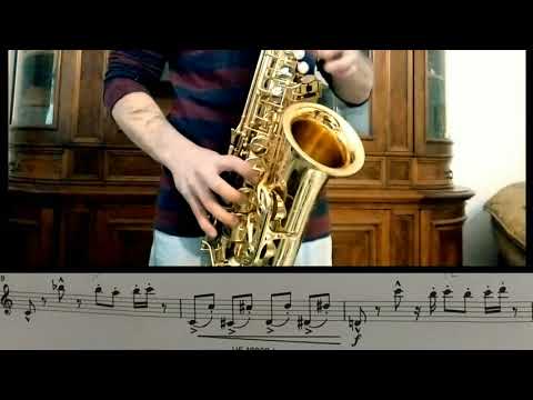 James Rae 20 Modern Studies for Solo Saxophone n.17 "Snookie Dookie"