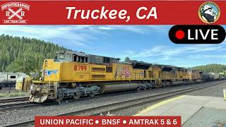 🔴Live🔴 Truckee, California / Truckee Railroad Museum Cam (UP'S ROSEVILLE SUB)