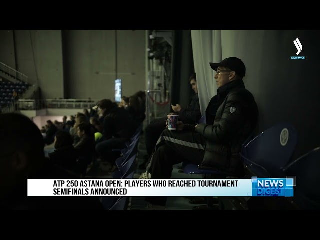 ATP 250 Astana Open: tournament semifinals players announced