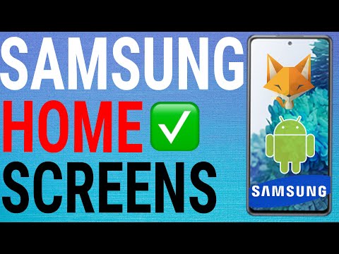 Samsung Galaxy: Add & Delete Home Screens