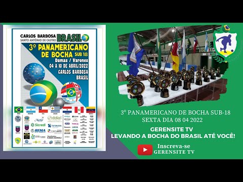 3º PANAMERICANO DE BOCHA SUB-18 jogos do Brasil x Uruguay