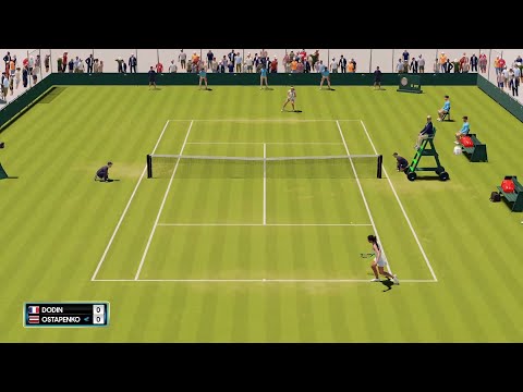 AO Tennis 2 - Océane Dodin vs Jeļena Ostapenko - PC Gameplay