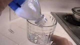 Quick Ice:  Supercooled Water Experiments