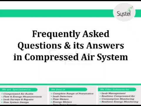 ACFM and SCFM : FAQ in Compressed Air Systems