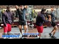 Shoulder & Tricep Workout | Posing Practice With Mr. ASIA