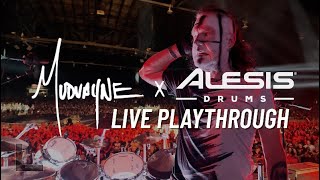 Alesis Drums BACKSTAGE | Mudvayne "Primates" Live with Hybrid Electronic/Acoustic Drum Kit 