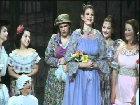 Elizabeth Wiley as Aline in Gilbert & Sullivan's The Sorcerer sings "Oh happy young heart"