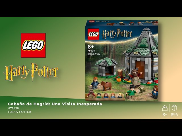 Vídeo relacionado con LEGO Harry Potter Cabaña de Hagrid: Una Visita Inesperada Maqueta de Casa de Construcción y 7 Personajes de Juguete, Juego de Aventura y Roles, Regalo para Niñas, Niños y Fans de 8 años o Más 76428