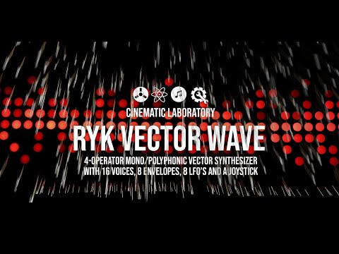 RYK Vector Wave | 4 Operator mono/polyphonic vector synth with 16 VCO's, 8 Env/LFO's and a Joystick.