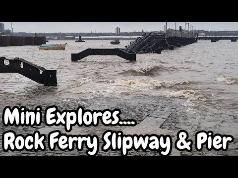 The oldest ferry landing crumbling into the River Mersey