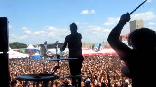 Of Mice &amp; Men BACKSTAGE - Intro, OHIOISONFIRE, OG Loko live @ Warped Tour 2012