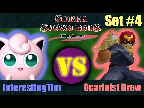 SSBM Set #4 | InterestingTim (Jigglypuff) vs. Ocarinist Drew (Captain Falcon)