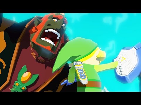 Zelda Wind Waker HD: Ganondorf Final Boss Fight and Ending (1080p 60fps)