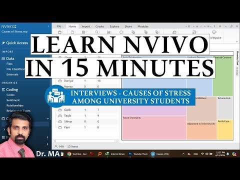 Analyze Interviews Using NVivo in 15 Minutes - Thematic Analysis Using NVivo - Manual Coding