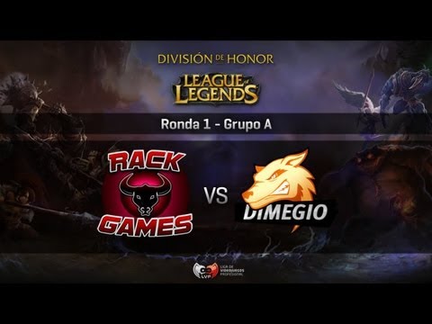 Dimegio vs Rackgames - División de Honor de League of Legends (Ep. 3)