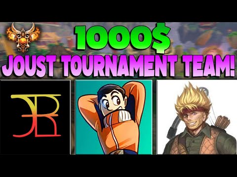 I'M JOINING A HUGE JOUST TOURNAMENT! THIS IS OUR TEAM - Ranked Joust - SMITE