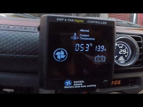 Goodbye broken water pump, hello Davies Craig EWP150 electronic one. I love how this thing works!