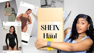 SKIMS DUPES UNDER$10 ?! HUGE SHEIN FALL BASICS TRY ON HAUL | cassiekaygee