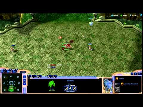 Starcraft 2 - Zealot vs Zergling(4)
