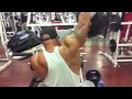 BODYBUILDER CARL MATTHEWS, SINGLE SHOULDER PRESS